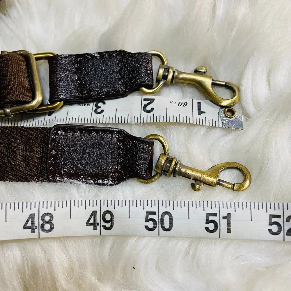 Brown Coach Webbing Strap